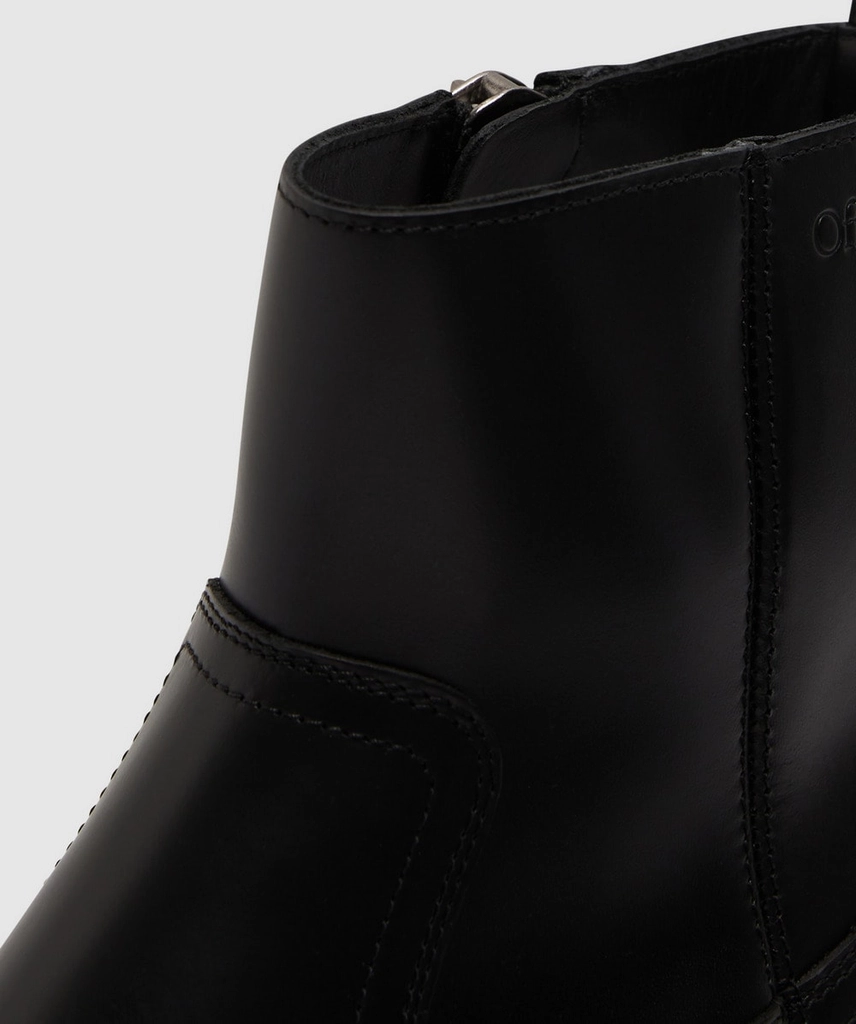 Off White Exploration motor ankle boot